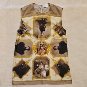 Burberry Montage Sleeveless Silk Top